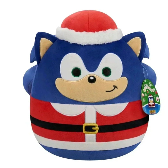 Sonic the Hedgehog Santa Plush - Picture 1 of 7